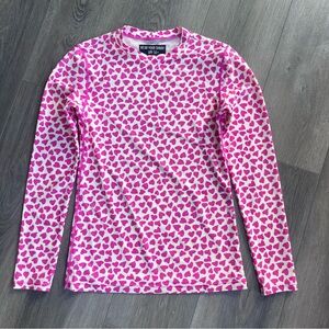 J.Crew Crewcuts Wear Your Shade Pink Heart Pattern Swim Top 14